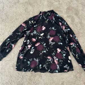 Torrid sheer blouse.